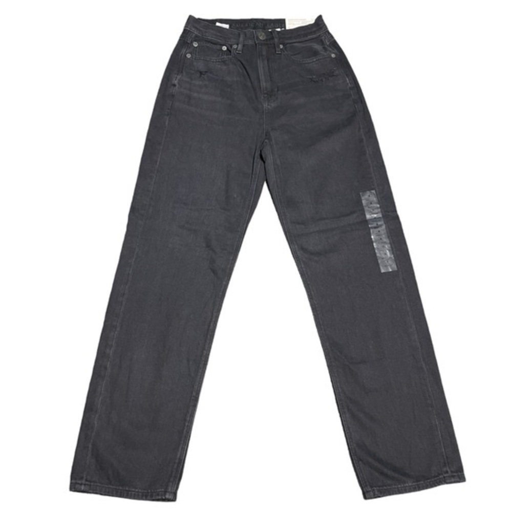 AEO American Eagle Women’s Black Highest Rise 90s Boyfriend Jeans Size 4/27W NWT